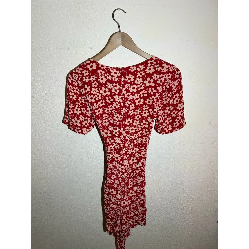 $160 NWOT Madewell Wrap-Front Romper In‎ Mini Daisy Size 0 - Image 7