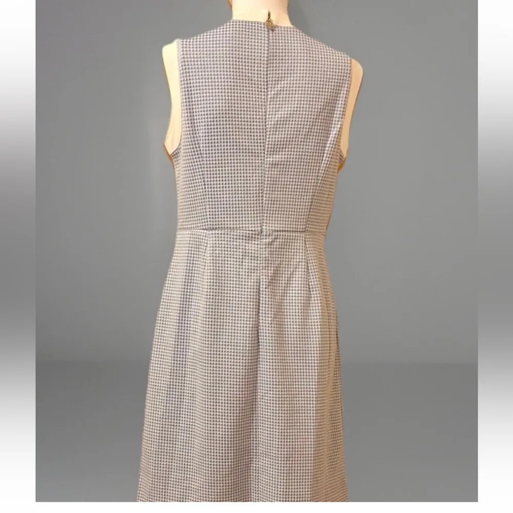 Tommy Hilfiger Women’s Houndstooth Mini Dress in kentucky blue and white - Image 5