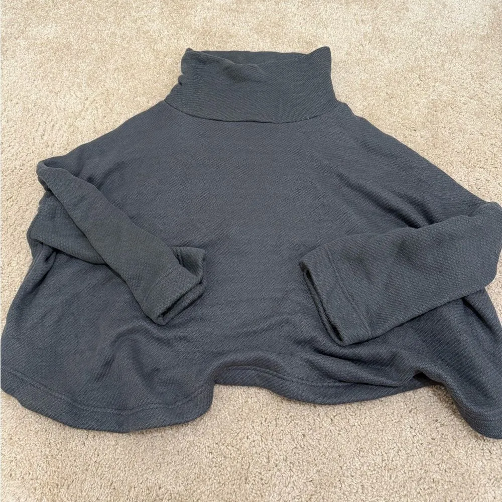 free people freest milley knit skirt top set terry gray - Image 5