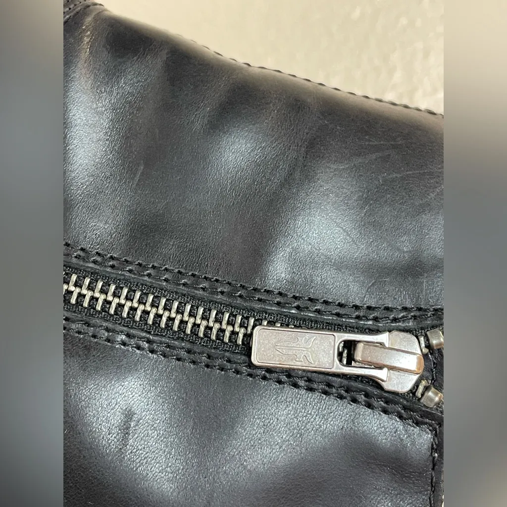 Frye Women’s Megan Black Leather Ankle Booties Size 7 M - Image 5