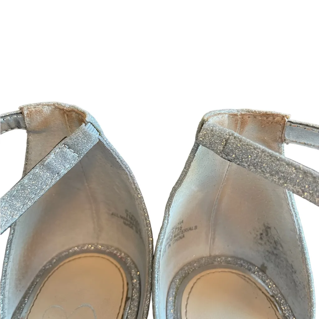 Jessica Simpson  Sparkling Silver Shoes - Image 5