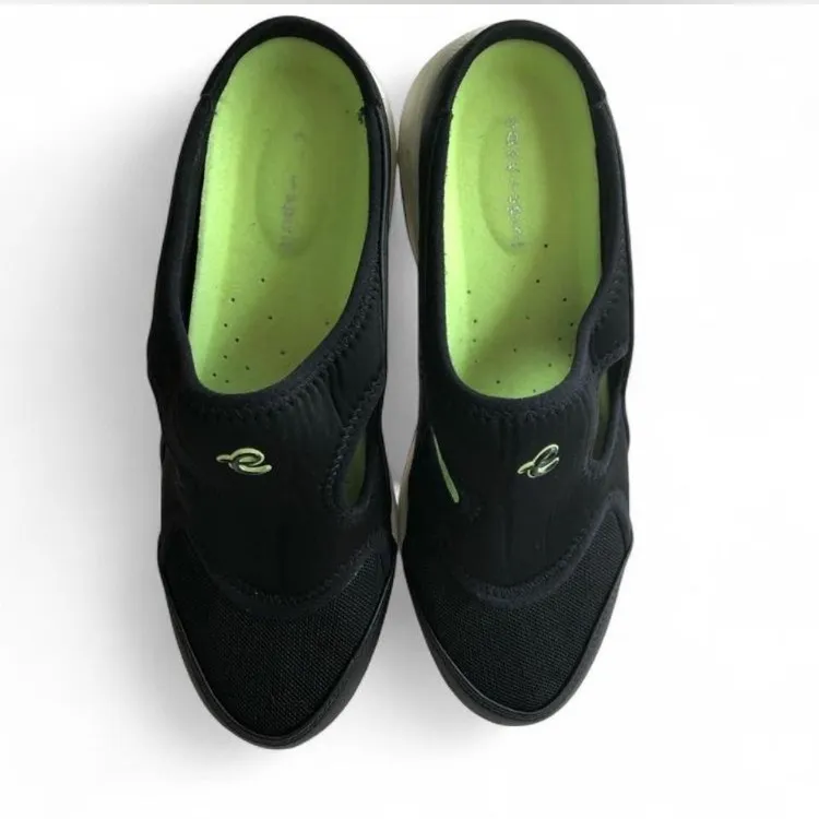 Easy Spirit Women's Sneakers Shoes Sling Black Size 7.5 - Image 2