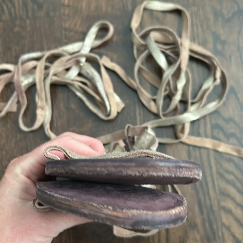 Free People Dahlia Lace‎ Up Sandals - Image 4