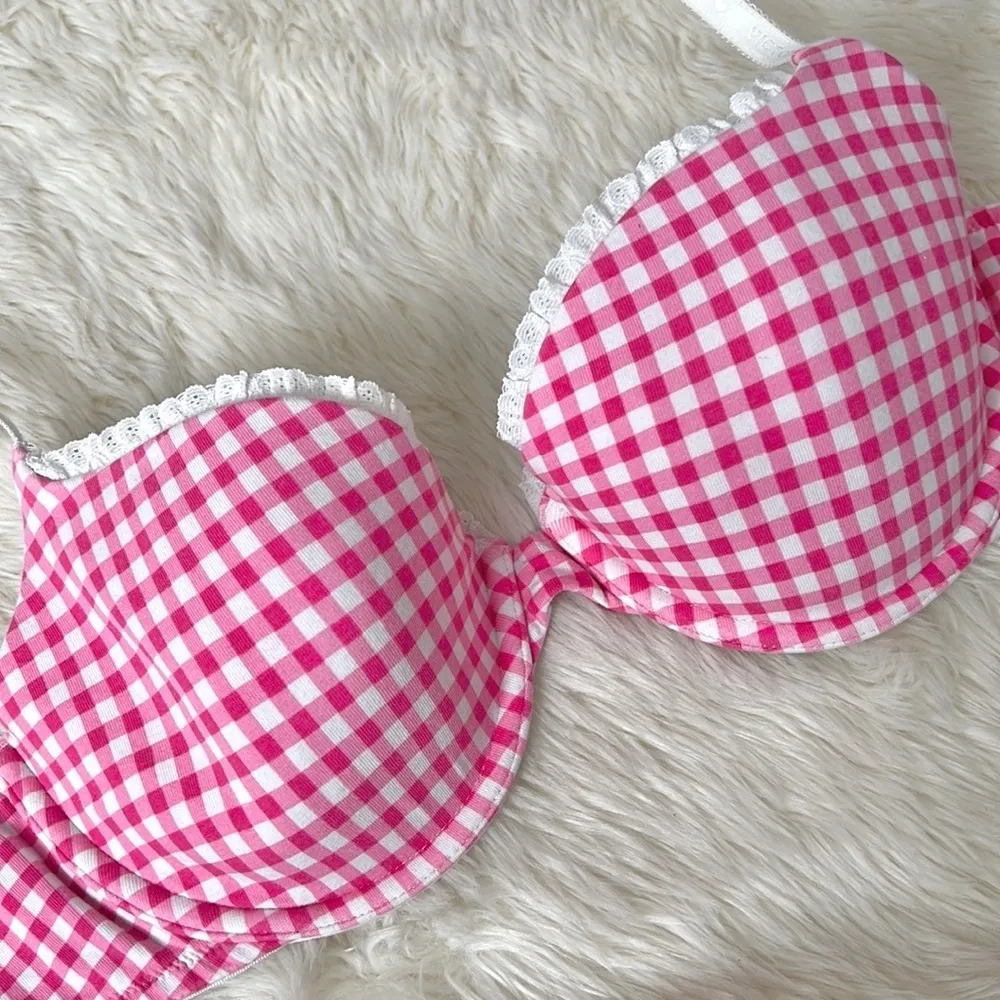 Victoria’s Secret Gingham Cotton Bra - Image 3
