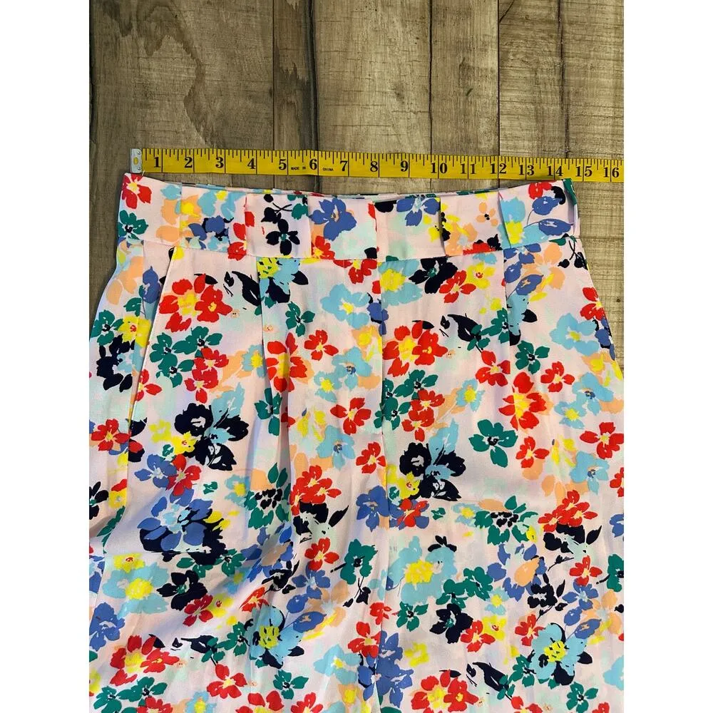 Halogen Atlantic Pacific Pink High Waist Wide Leg Trouser Pants Womens 6 Spring - Image 2