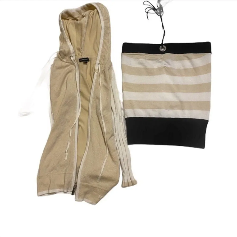 Sport 2pc SET - tube top & matching hoodie sweate - Image 4