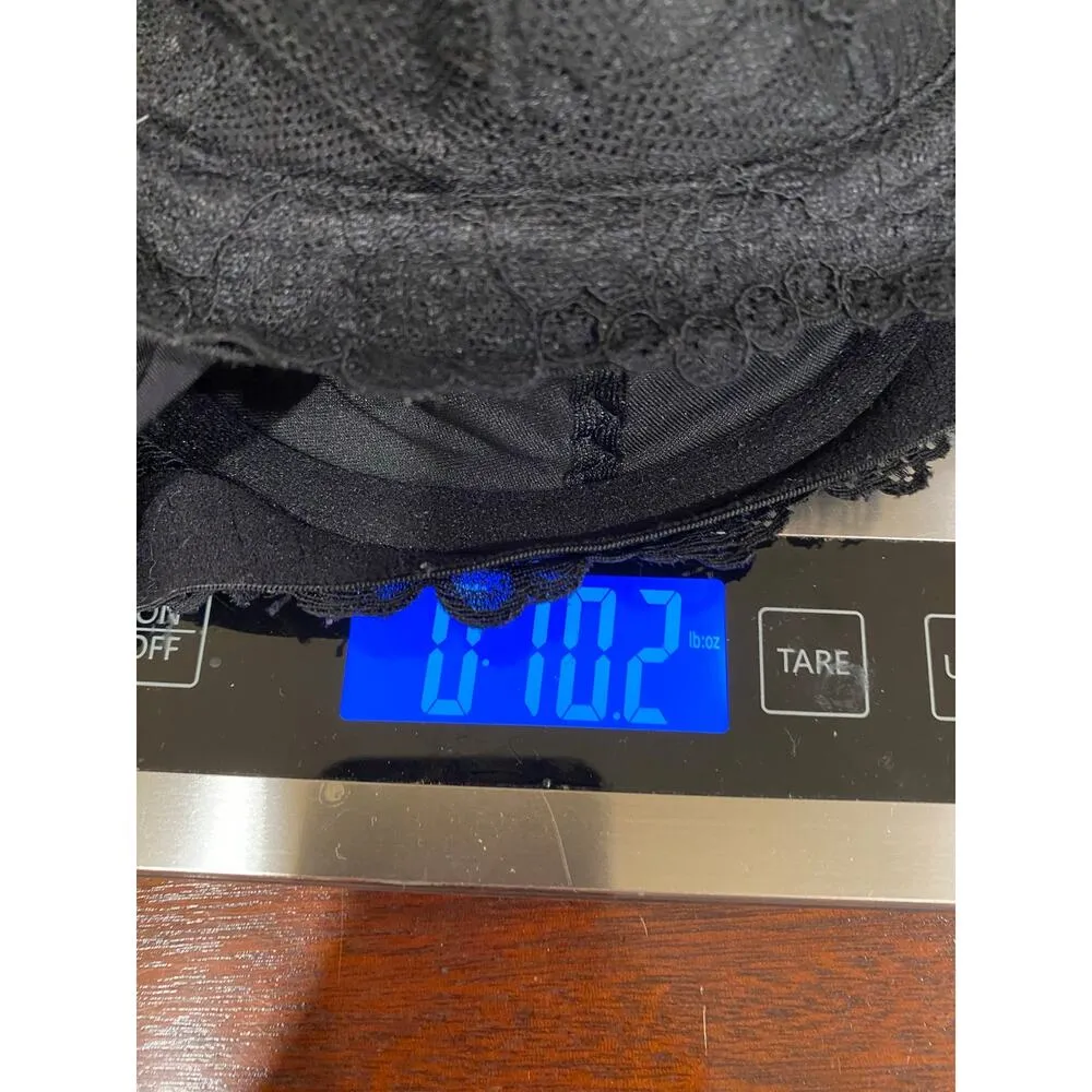 Jones New York Women’s Bra 36D Lace Underwire Black Nylon Spandex - Image 8