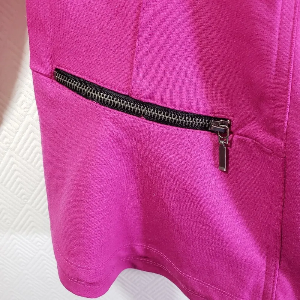 TORRID Women's 3X Pink Knit, Moto Jacket Blazer - Image 3