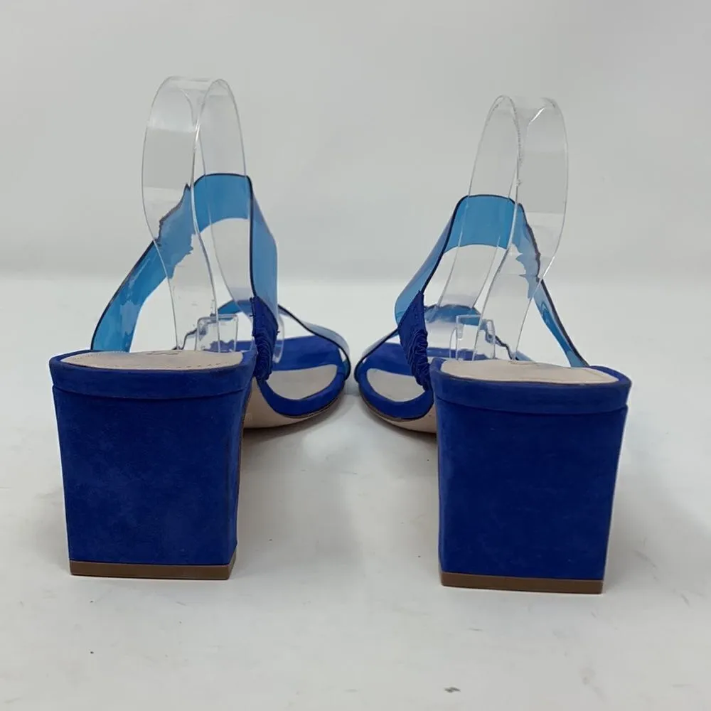 Schutz Taina Blue‎ kitten heels size 9B - Image 6