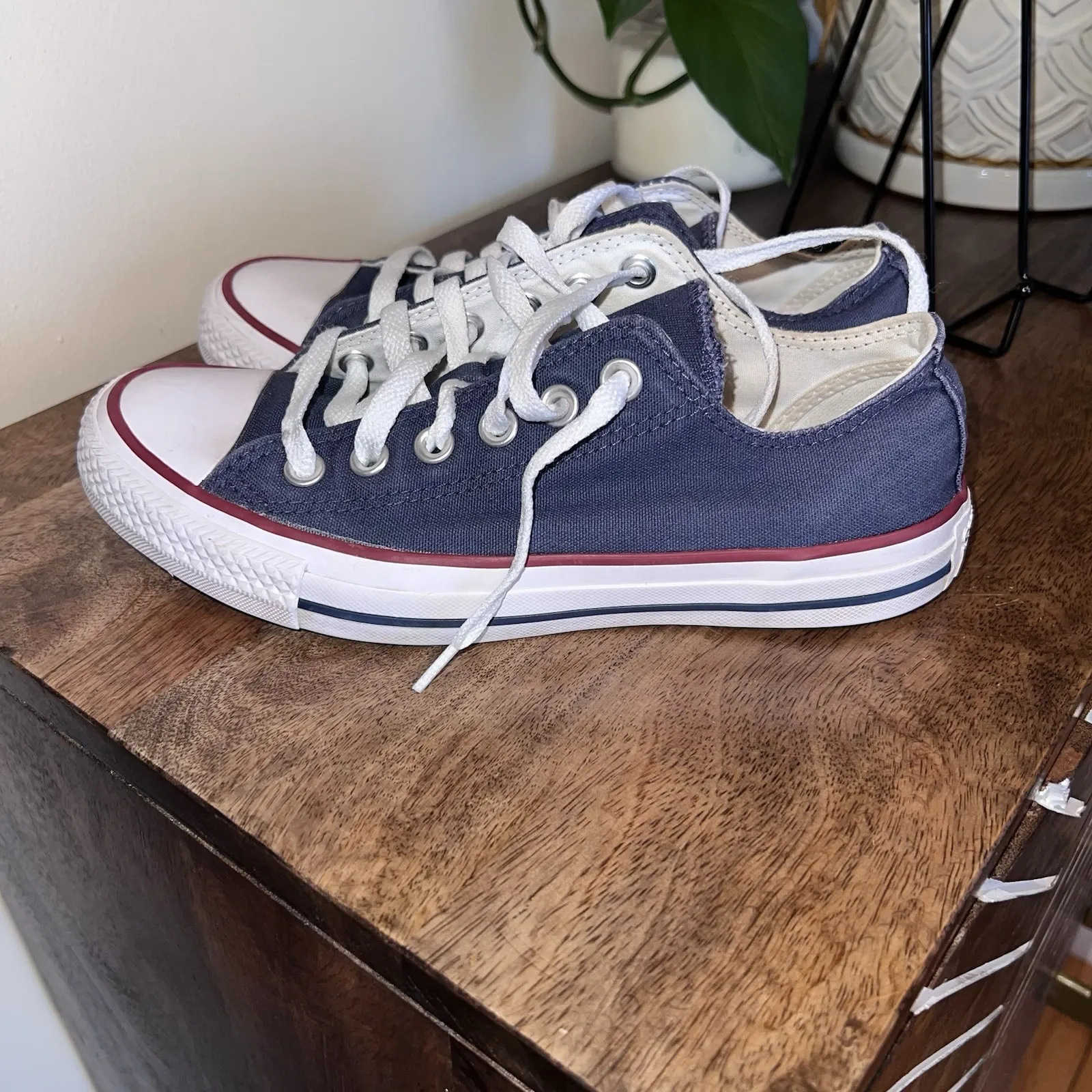 Converse All-Star Shoes Men 5 Women 7 Unisex Blue White Multi‎ Tongue Casual Y2K - Image 2