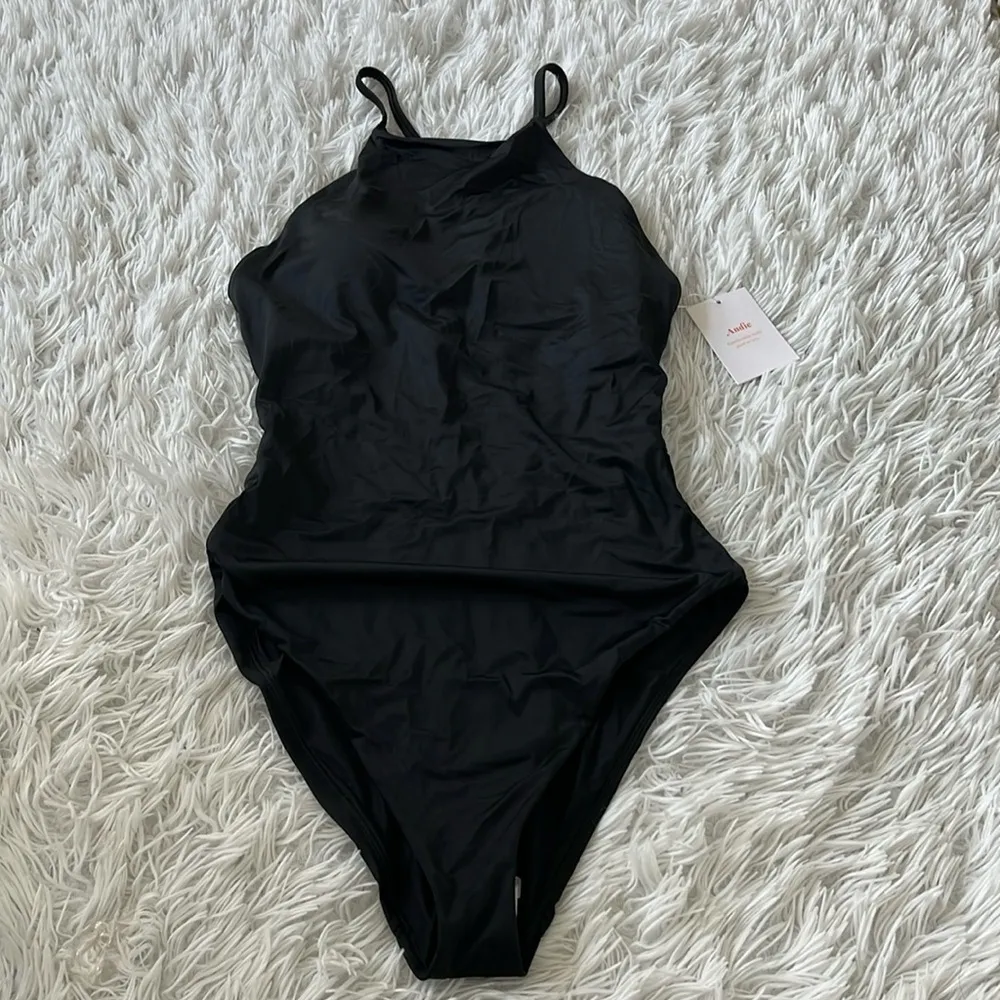 Andie Swim Women’s the Asbury one piece swimsuit in black size Small - Image 3