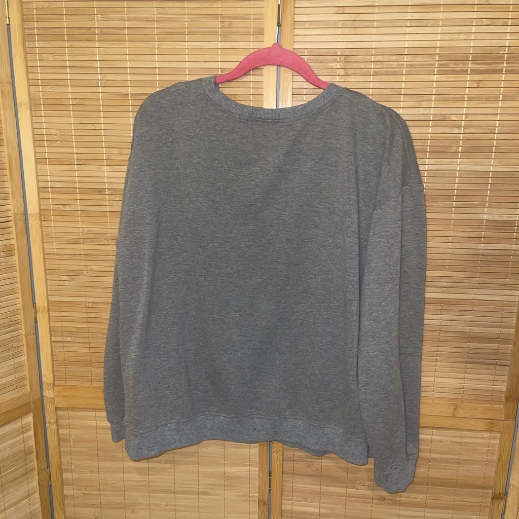 Blooming Jelly Women's Sweatshirts Skull Graphic top shirt gray woman’s XL - Image 3