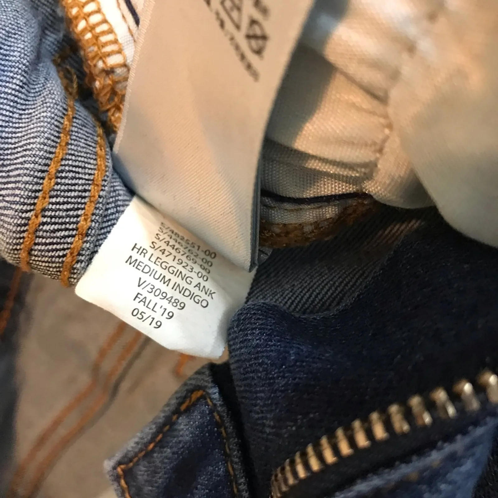 Gap High Rise distressed Stretch Skinny Skimmer Legging Ankle Cropped jeans 6 28 - Image 10