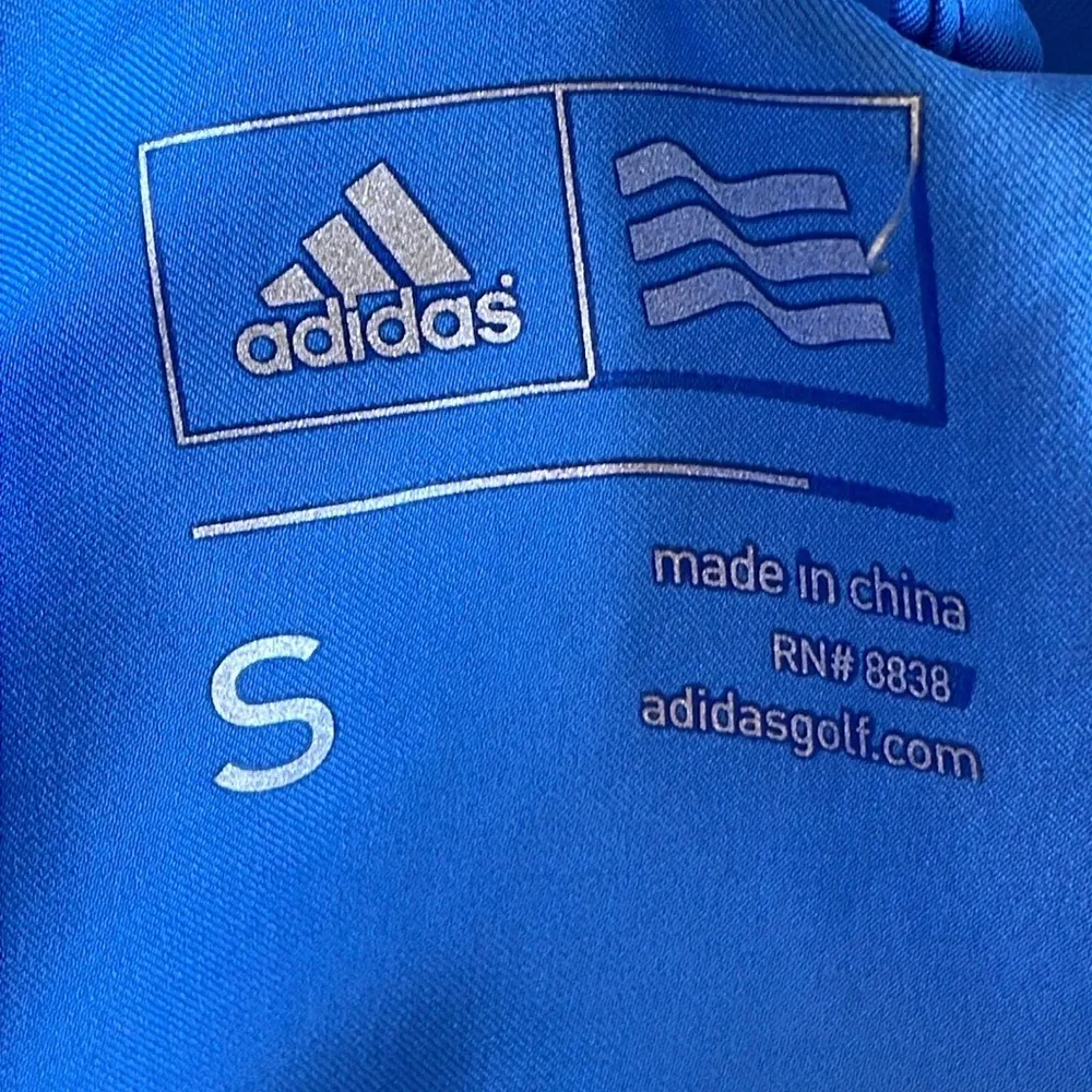 Adidas Blue Zip Up Windbreaker - Image 7