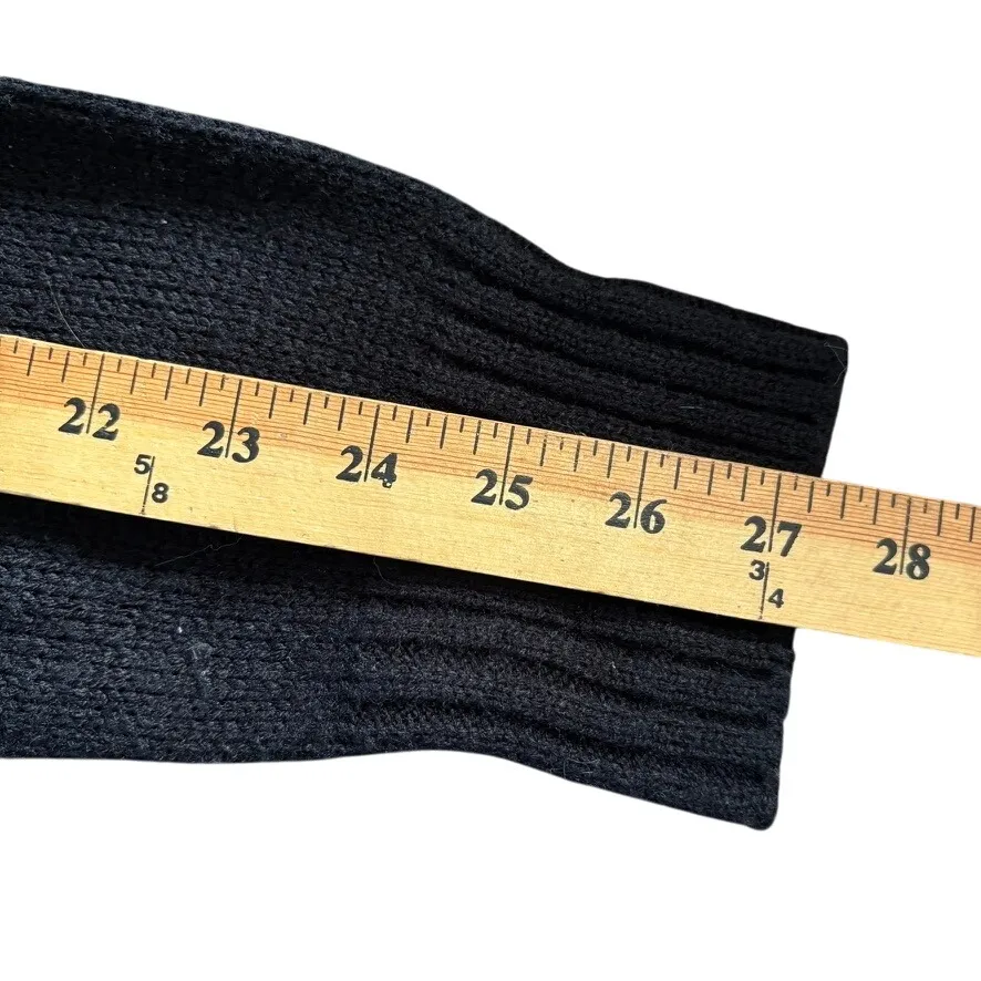 Vtg Pioneer Wear Genuine Suede Fringe Sweater Sz XL‎ Black Western Cowgirl 80s - Image 8