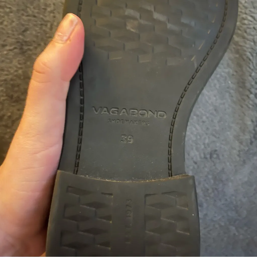 Vagabond Shoemakers Kenova Black Leather Loafers size 39 - Image 10