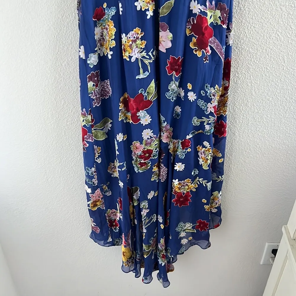 Alice + Olivia Electra Ruffled Midi Dress Floral Ruffle Spring Summer Shower 4 - Image 10