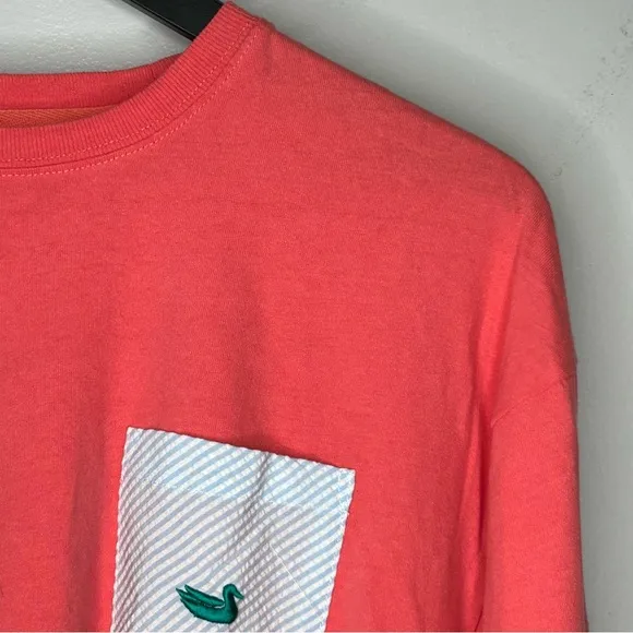 Southern Marsh Original Rebecca‎ Jersey Strawberry Fizz With Blue Seersucker NWT - Image 6