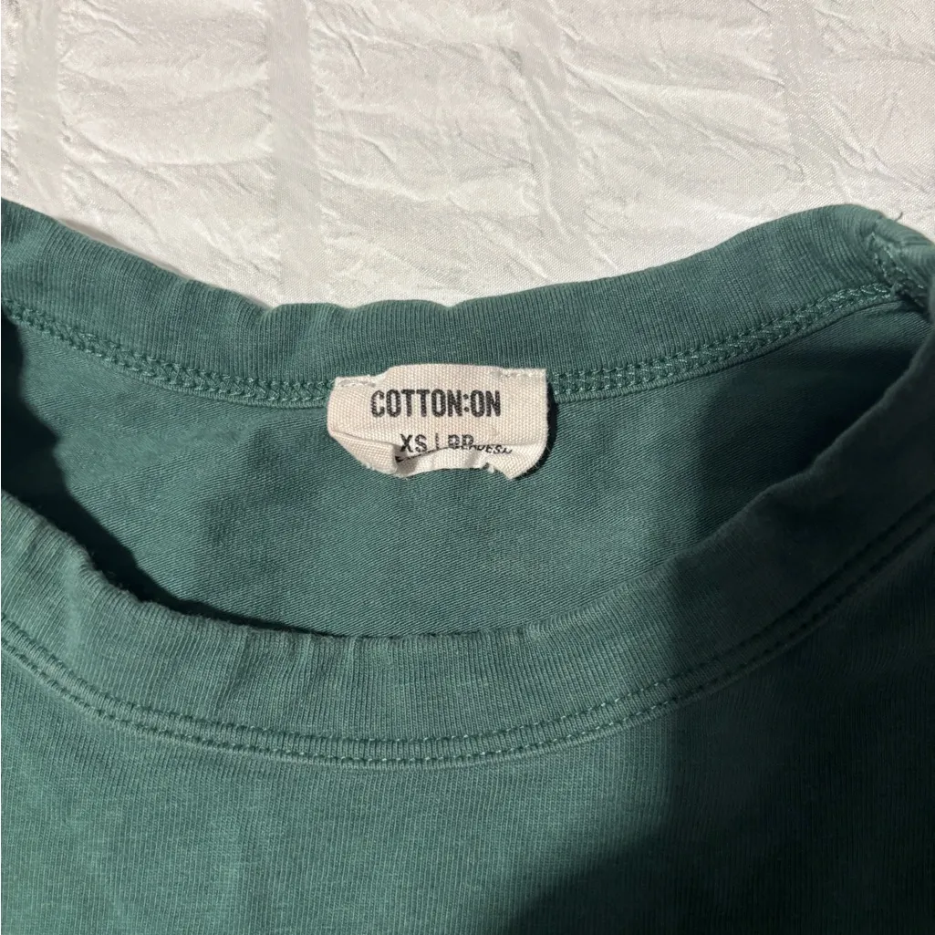 Cotton On Teal Crew Neck Top - Image 2