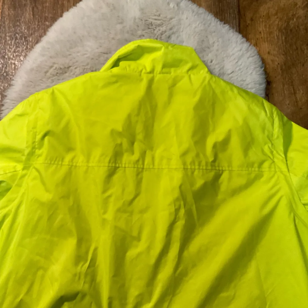 BASS OUTDOOR Women's XL Kennebec Convertible Jacket Or Vest Lime‎ Green - Image 9