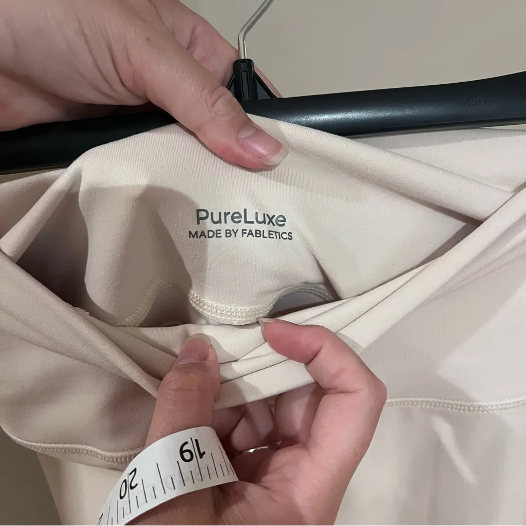 PureLuxe by Fabletics Cream Leggings - Image 4