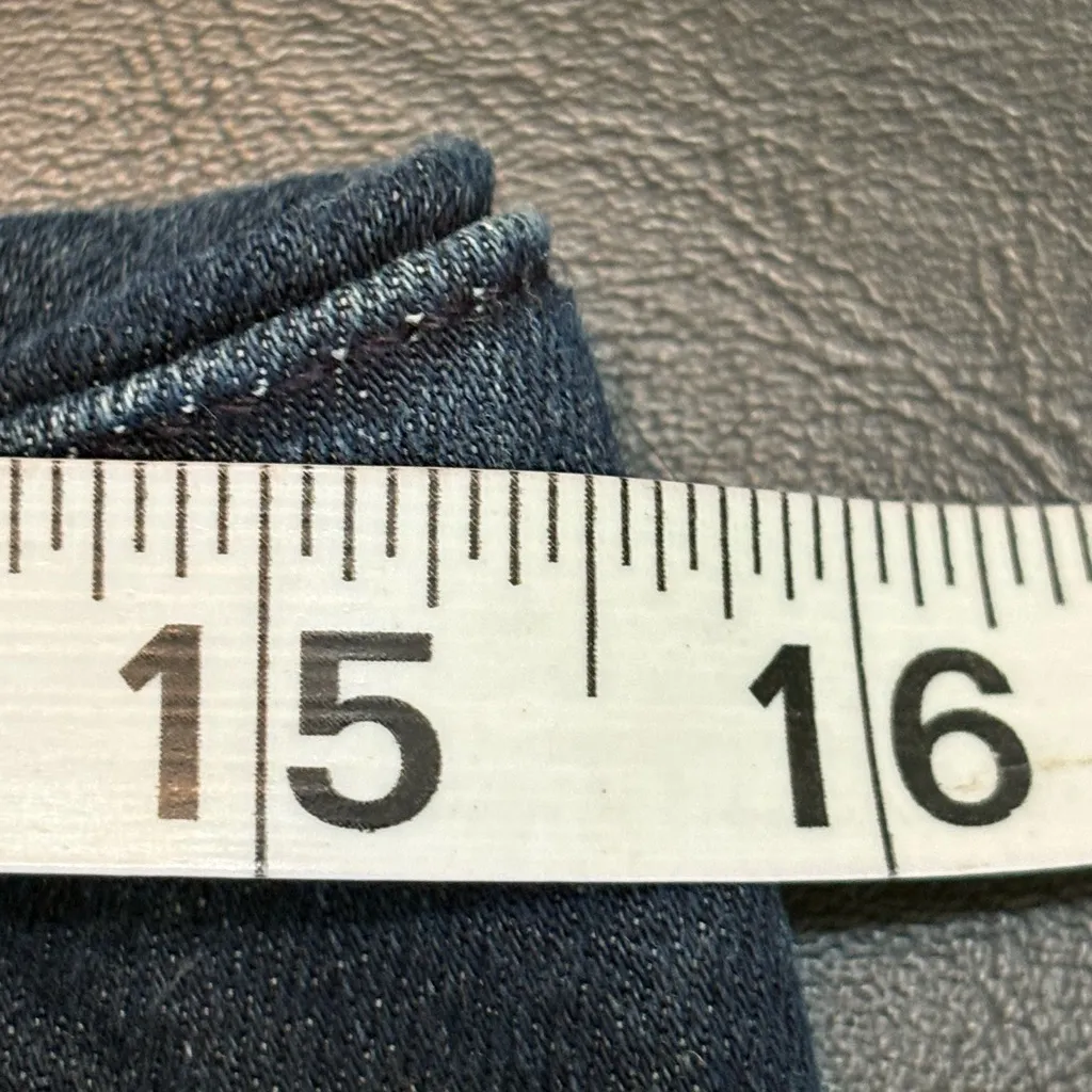 Eileen Fisher Organic Cotton Stretch Tapered Denim Pant Womens 6 Ankle Length - Image 5