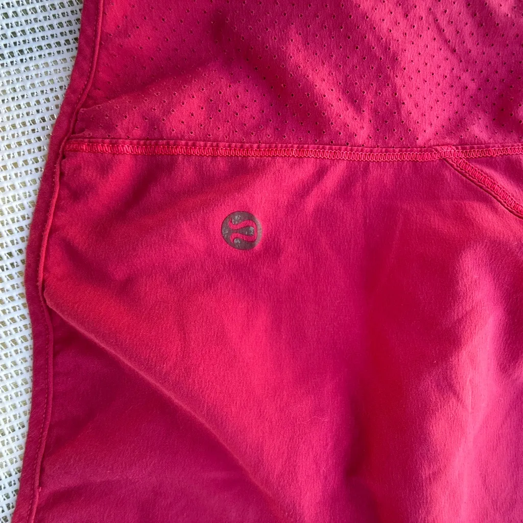 LULULEMON WOMENS size 12 pink  Athletic Shorts - Image 3