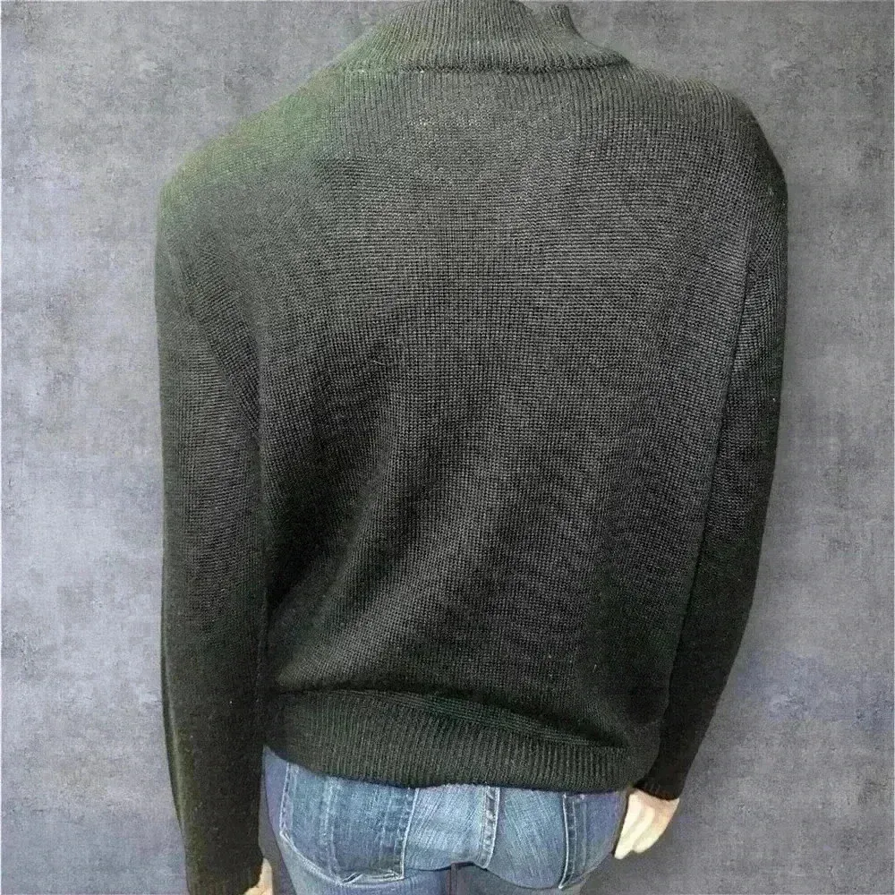 Vintage 80s Black Gold women’s sweater holiday 1st issue sz M - Image 4