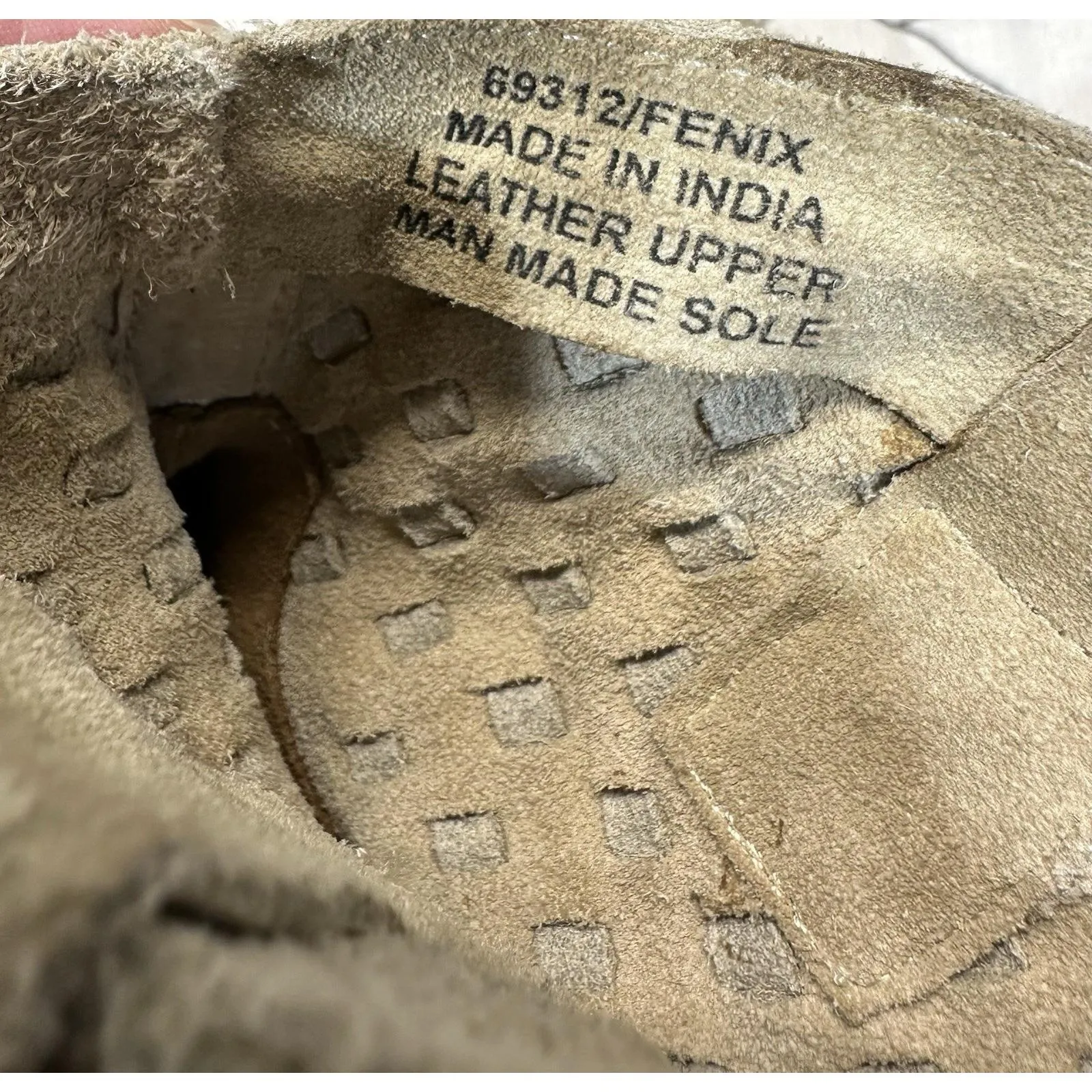 DIBA True Free Pass Fenix Beige Taupe Suede Leather Heel Booties Women Sz 6 Tan - Image 8