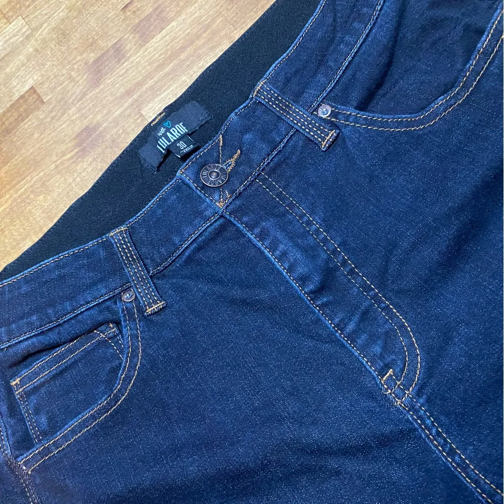 LuLaRoe Dark Blue Denim Jeans - Image 4