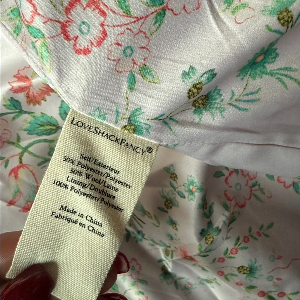 Loveshackfancy Lula Wool-Blend Blazer‎ in Pink 0 - Image 16