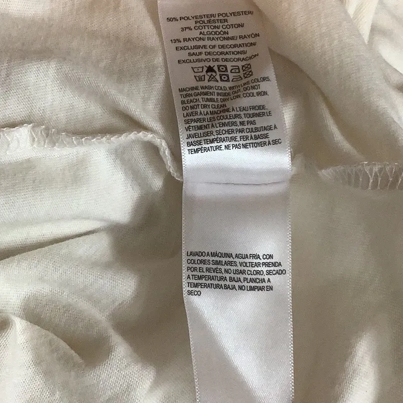 Lucky Brand Size XL Women's Butterfly Graphic T-Shirt, Marshmallow. New - Image 7