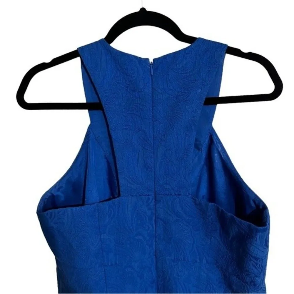 𝅺Laundry By Shelli Segal Jacquard Jewel Embellished Sheath Dress Sz 10 - Image 6