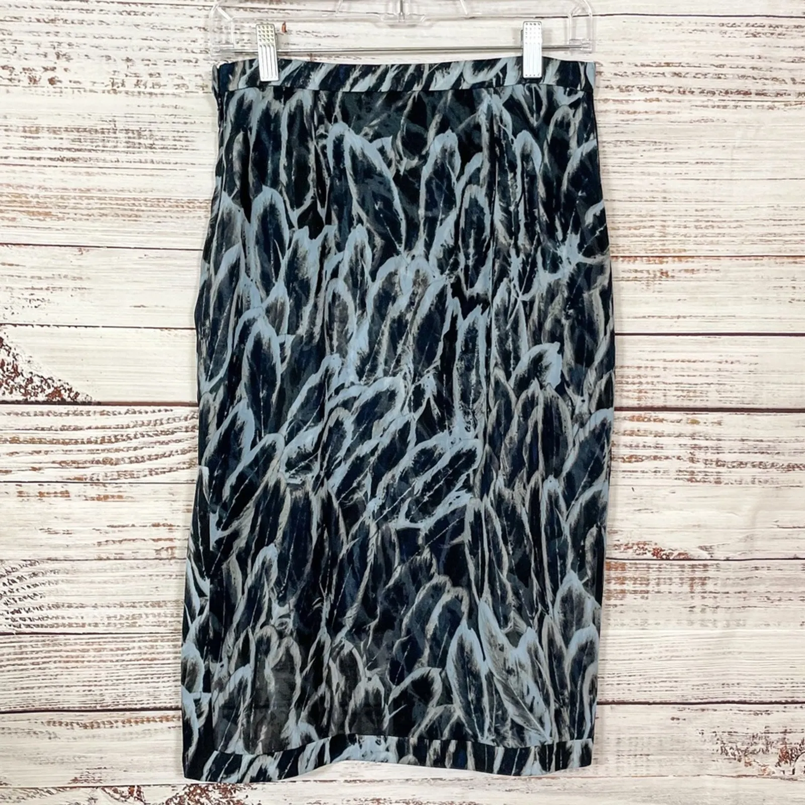 NEW with tags Halston Heritage Vulcan Feathers Tiered Hem Skirt Size 2 MSRP $275 - Image 12