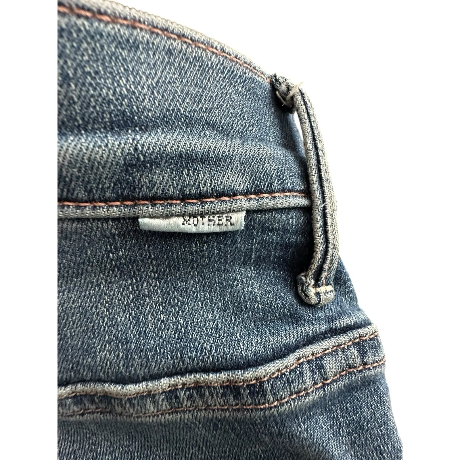 MOTHER The Insider Crop Step Chew Sz 24 Boot Cut Jean in Dancing on Coals QR12 - Image 11
