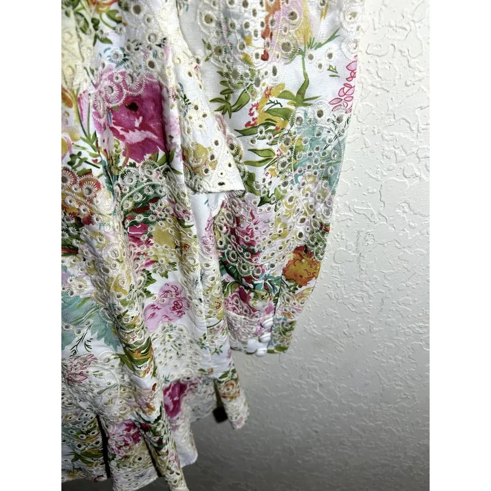 $320 NWT Nookie Darling Long Sleeve Floral Mini‎ Dress Size XS - Image 9