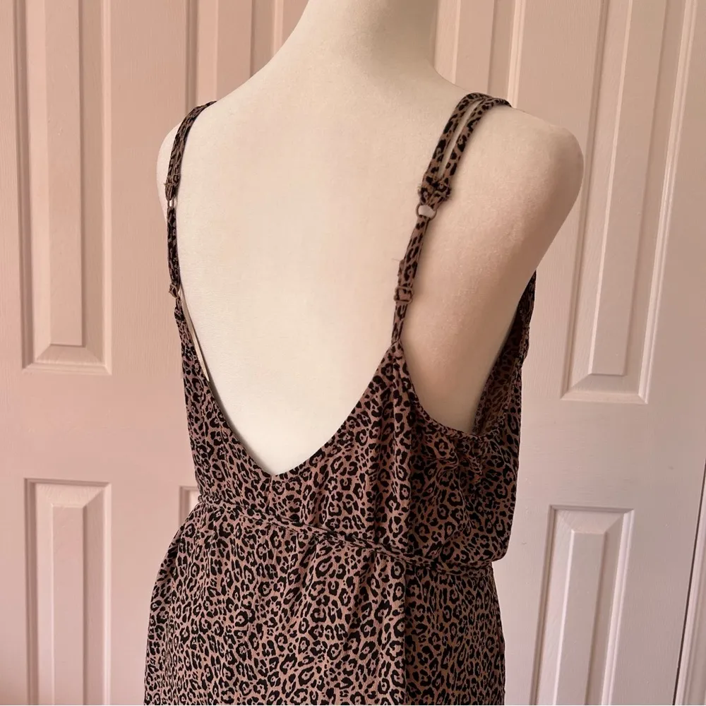 American Eagle ~ Woman’s Leopard Print Romper ~ Size Medium ~ F11182 - Image 4