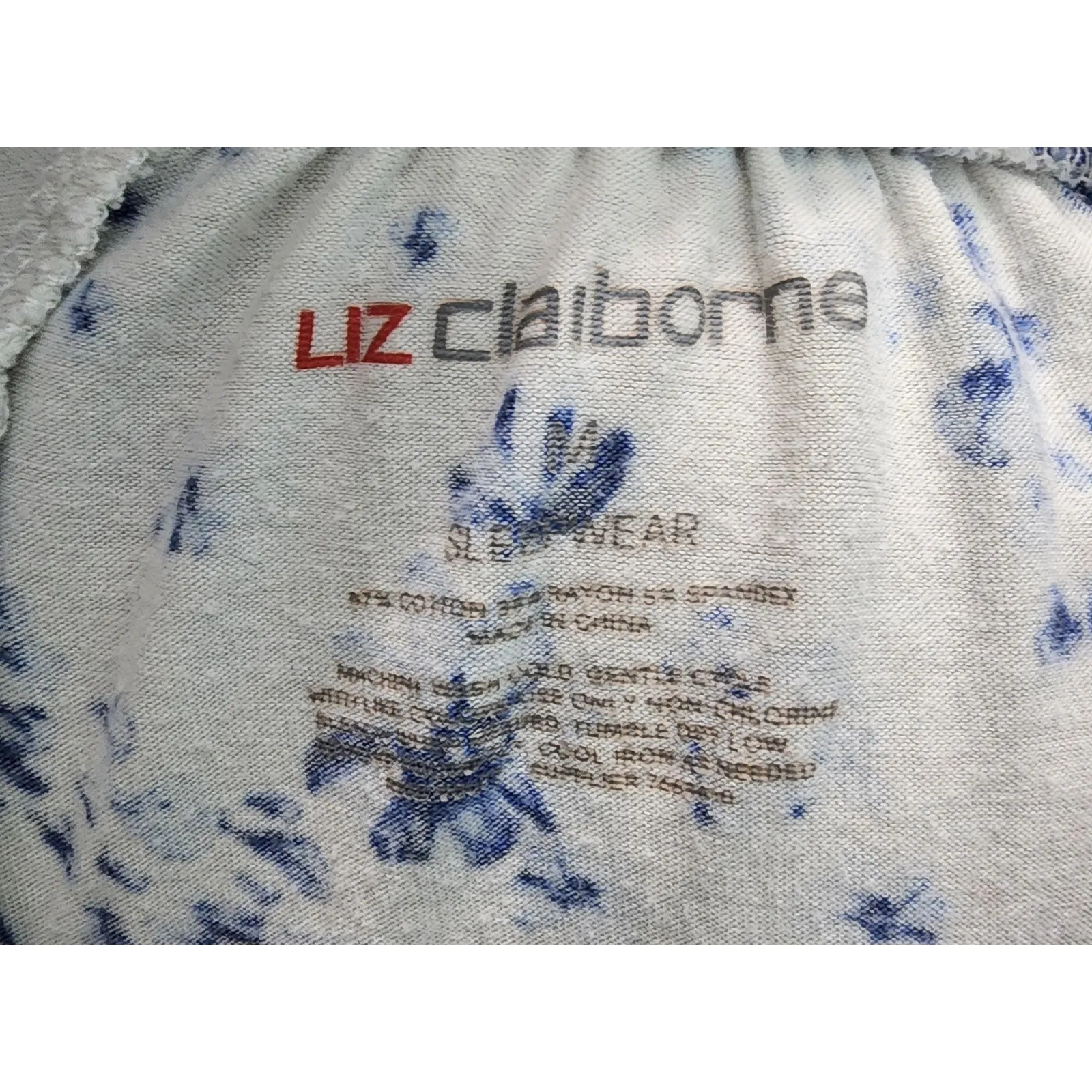 Liz Claiborne Womens‎ Pajama Set Size M Floral Short Sleeve Sleepwear Loungewear - Image 8