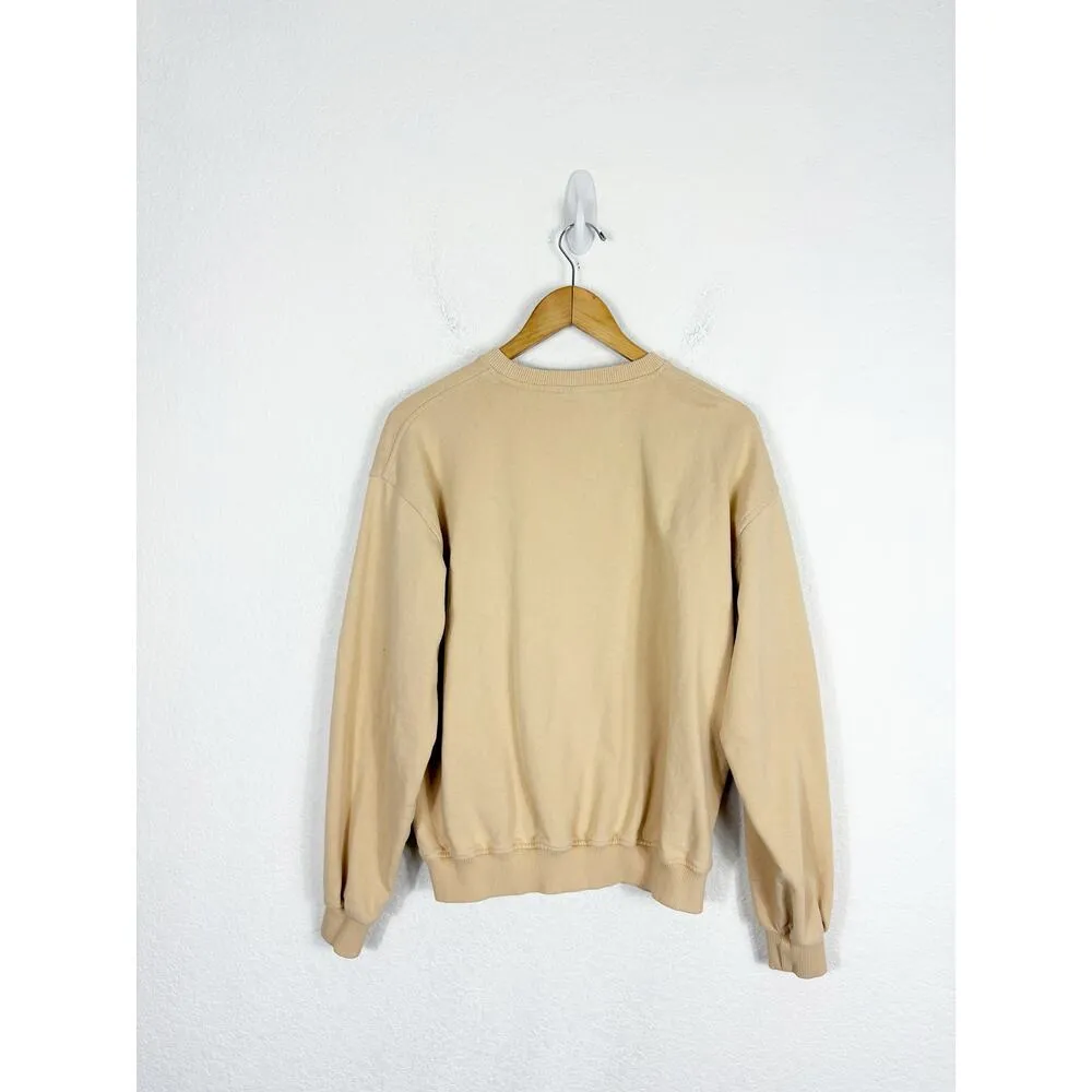 Urban Outfitters Crater Lake Overdyed Crew Neck Sweatshirt Small Yellow Oregon - Image 14