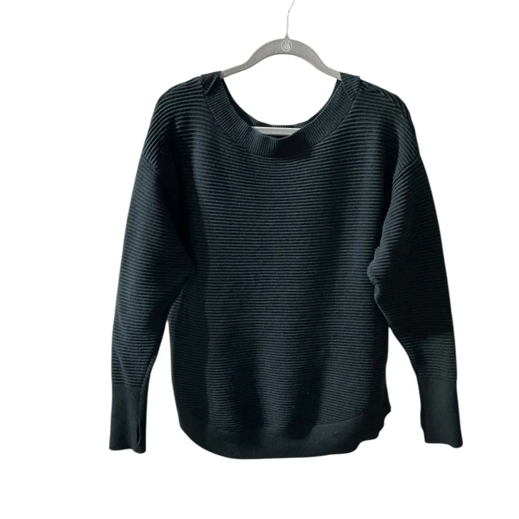 OFFLINE By Aerie Home Stretch Sweater S 20.5” p2p Black NWOT - Image 2