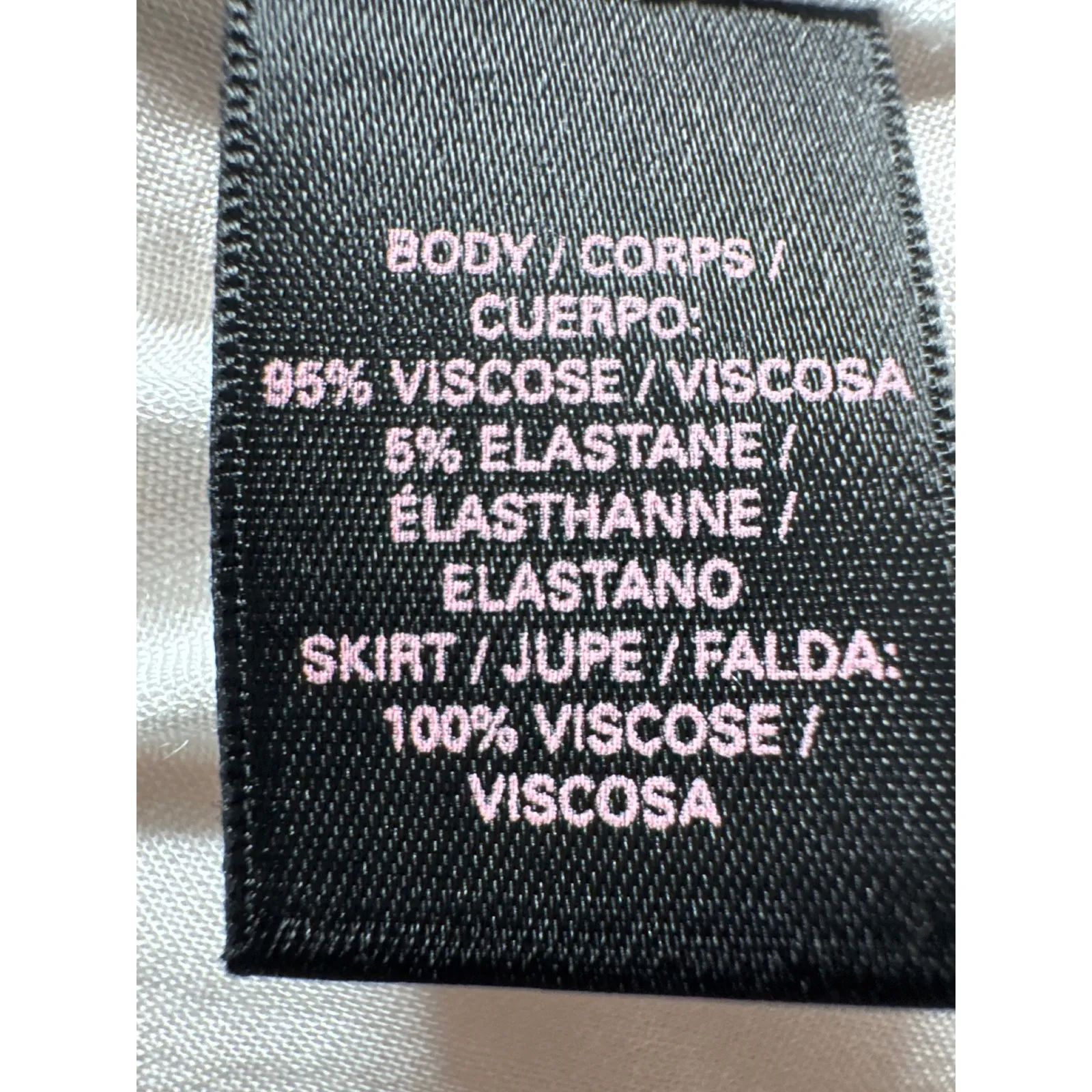 Victoria's Secret Black Tank Maxi Dress Floral Print Pink Lined Resort Size M - Image 4