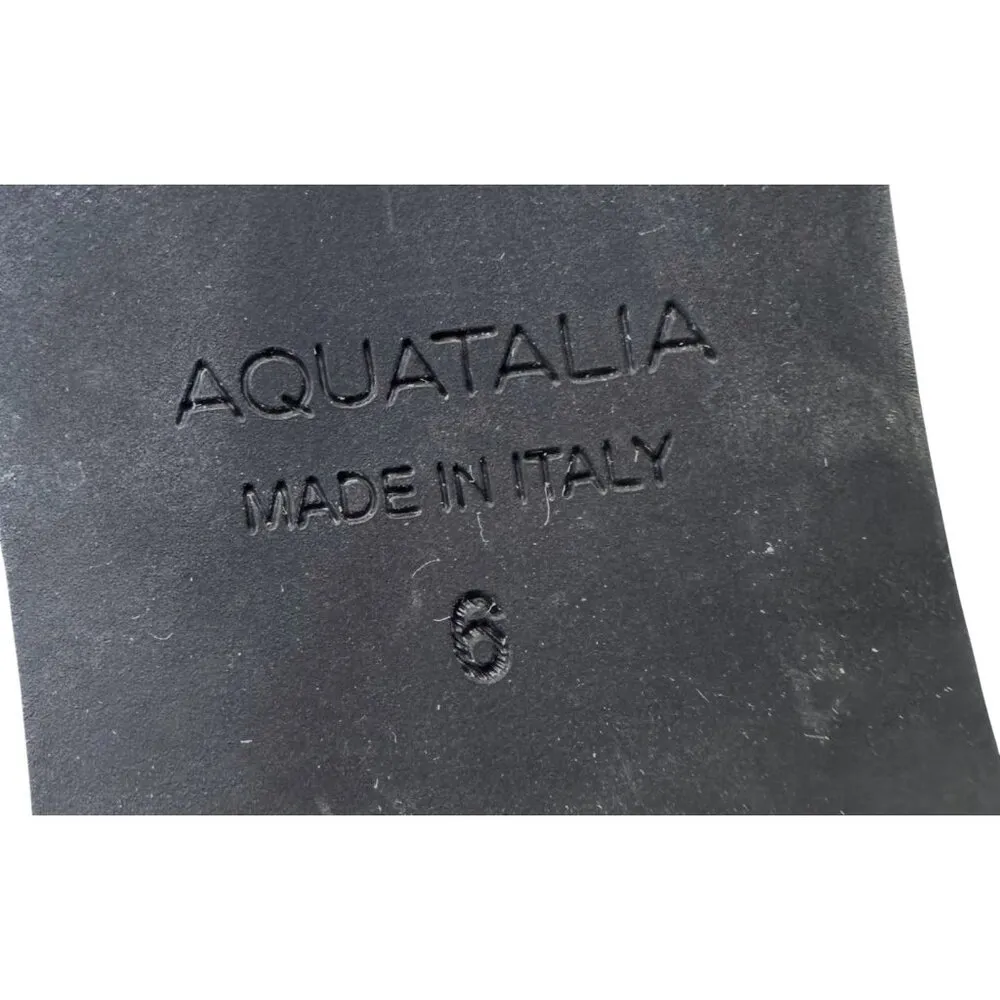 Aquatalia Blue Suede Chukka Boots Lace Up Ladies Sz 6 Italy Ankle Bootie… - Image 9