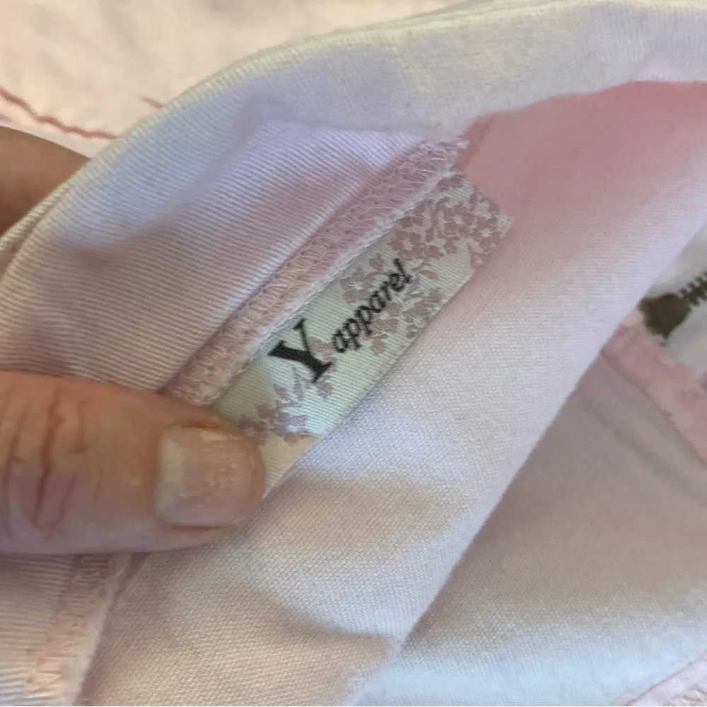 VINTAGE Excellent Condition Pink Exaggerated Side Pocket Cargo Style Mini. Size 6P - Image 12