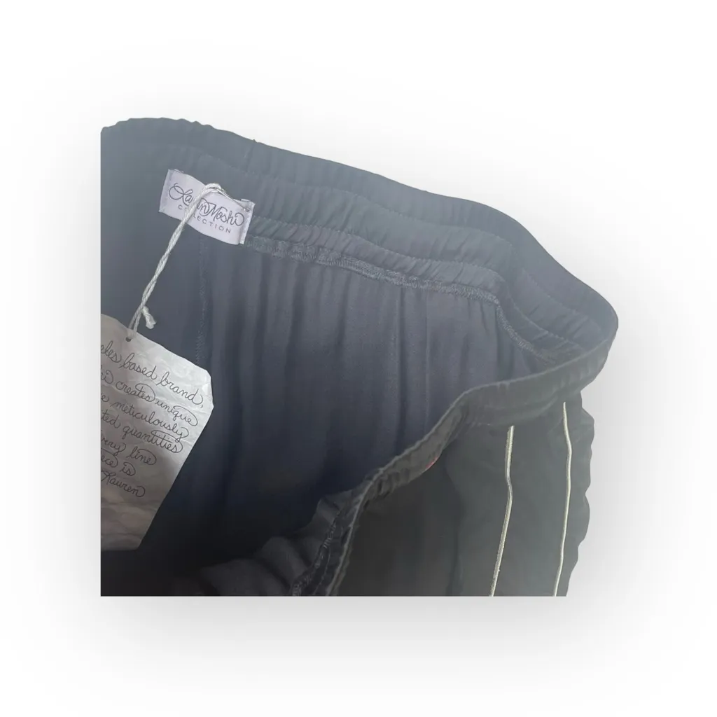 new Lauren Moshi ᨎ Lips Gap Mouth Patch Satiny Side Stripe Joggers Sweatpants ᨎ - Image 10