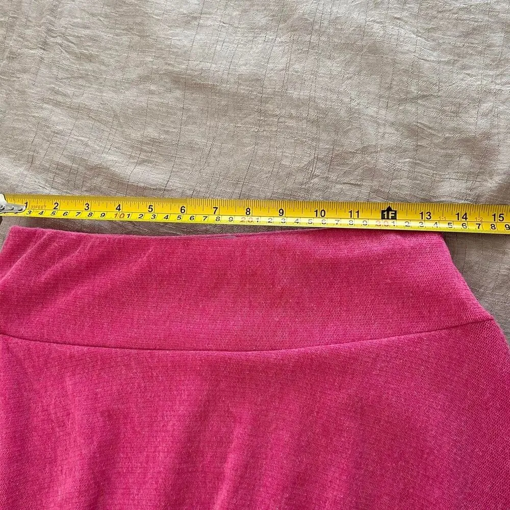 Vintage y2k 2000s Hot pink stretchy circle pull on mini skirt small Size undefined - Image 7