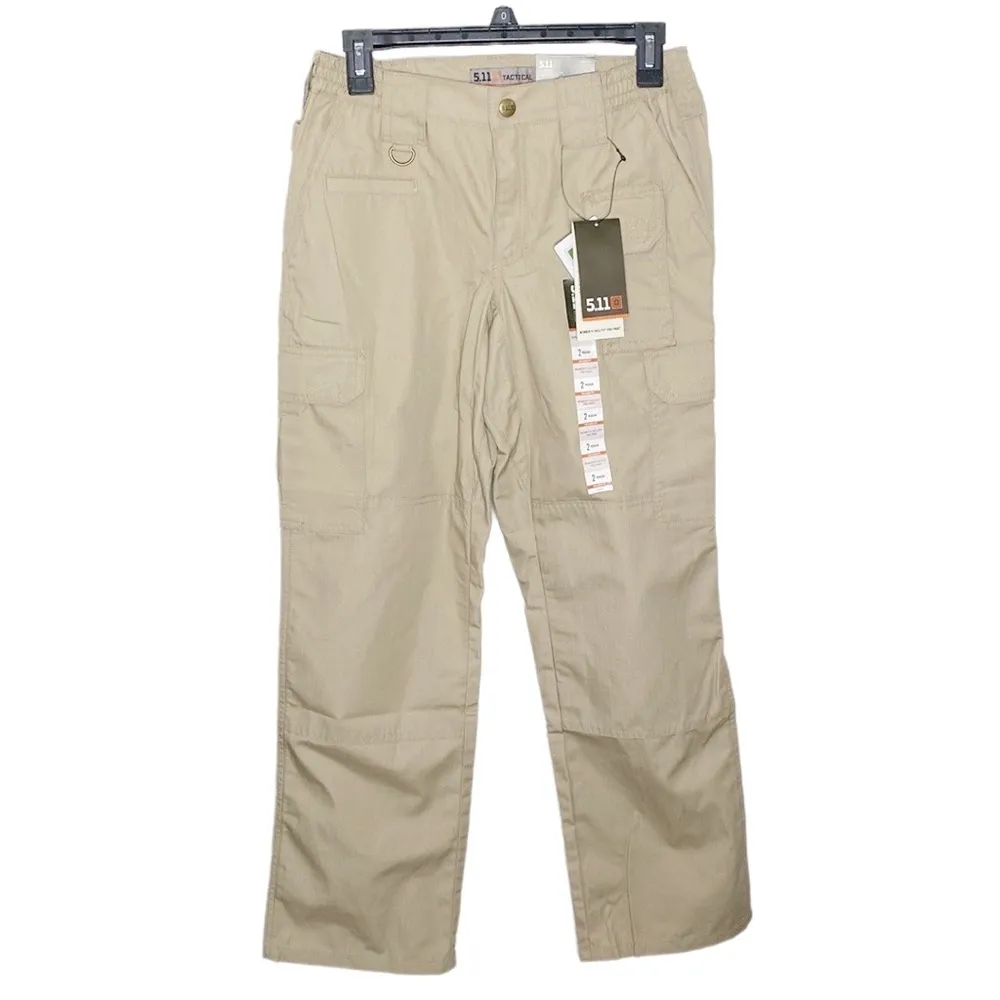 5.11  tactical taclite pro ripstop relaxed fit pants in khaki size 2 - Image 45