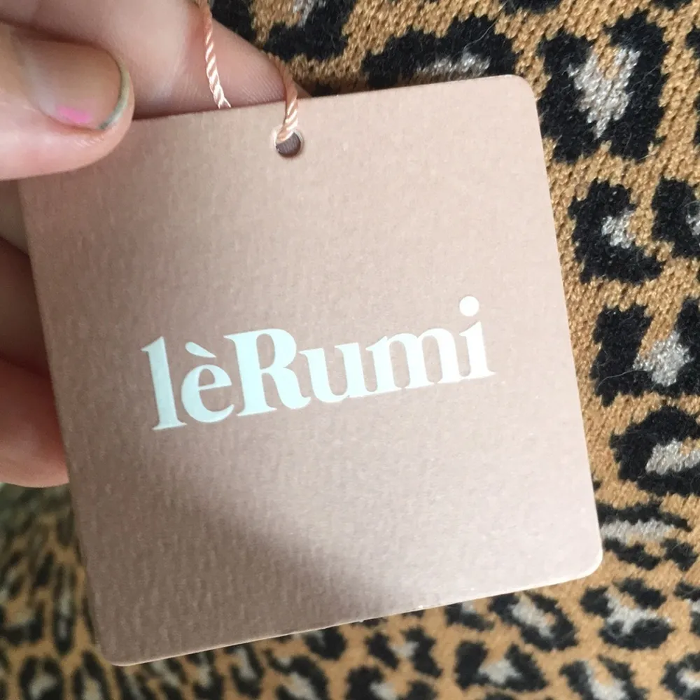 LeRumi Leopard Print “Talia” Sweater Bodycon Dress - Image 7