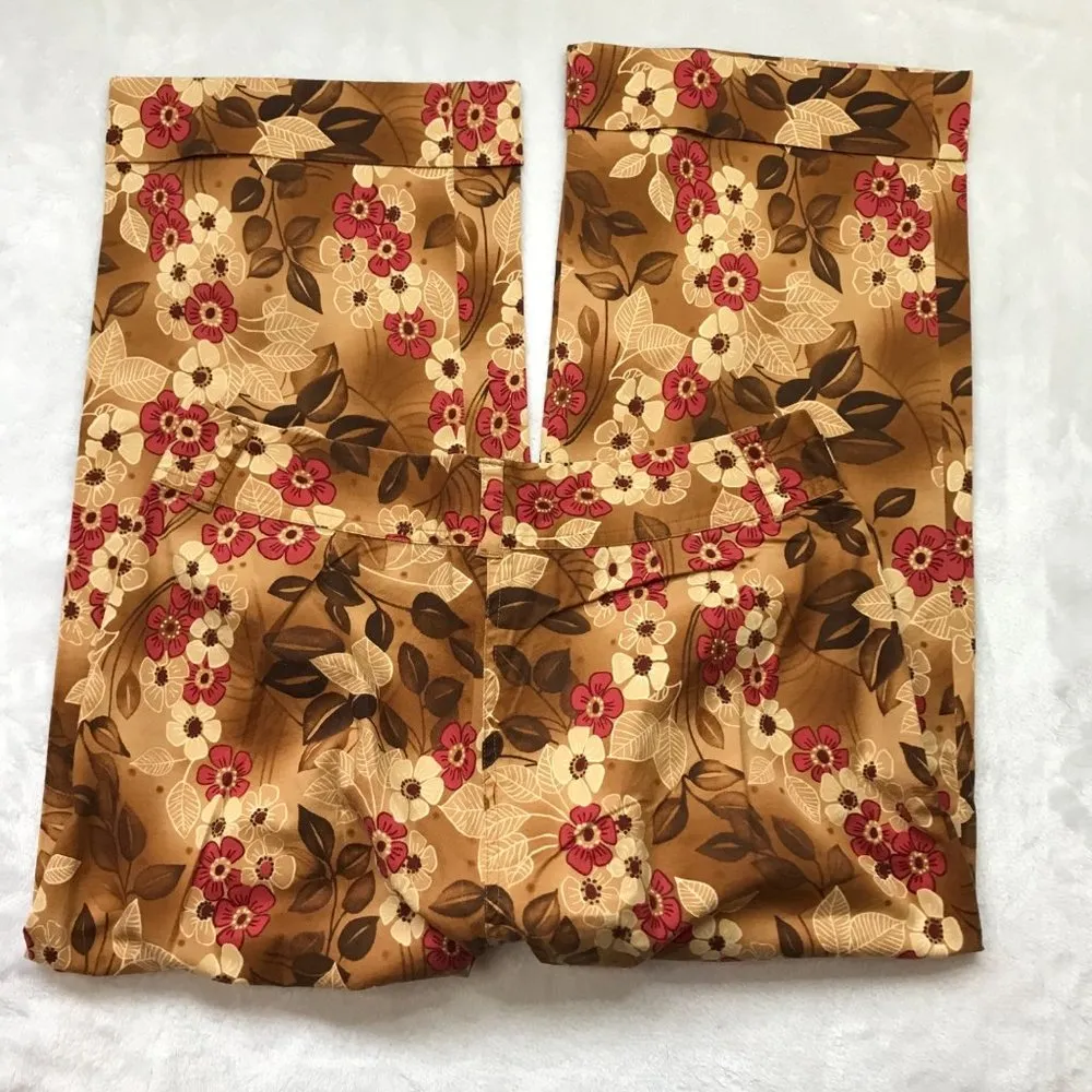 Tommy Bahama Vintage Cropped Pants Capris Tropical Stretch Cotton Blend Womens 6 - Image 6