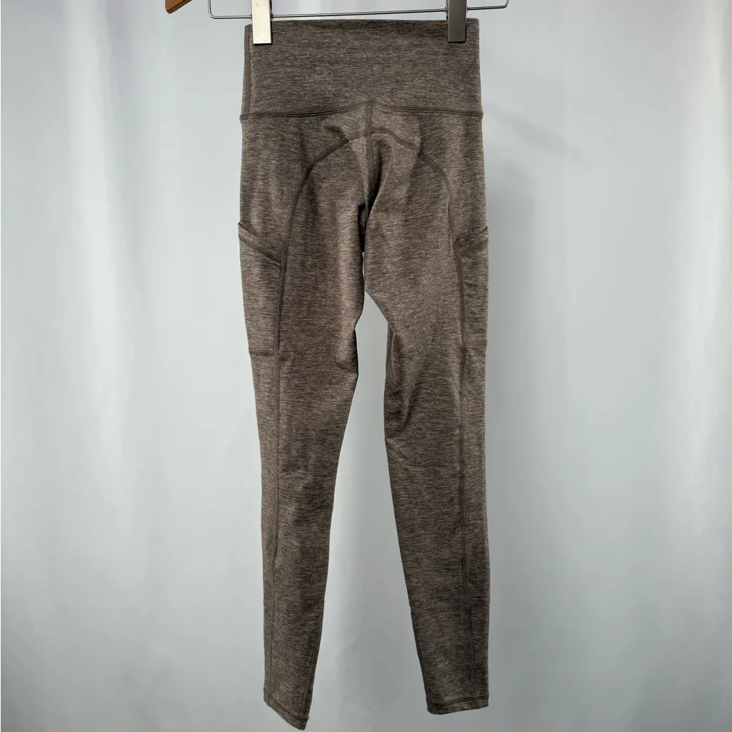 Offline by Aerie The‎ Hugger Hi Rise Pocket Leggings in Heather Brown Size XS - Image 6