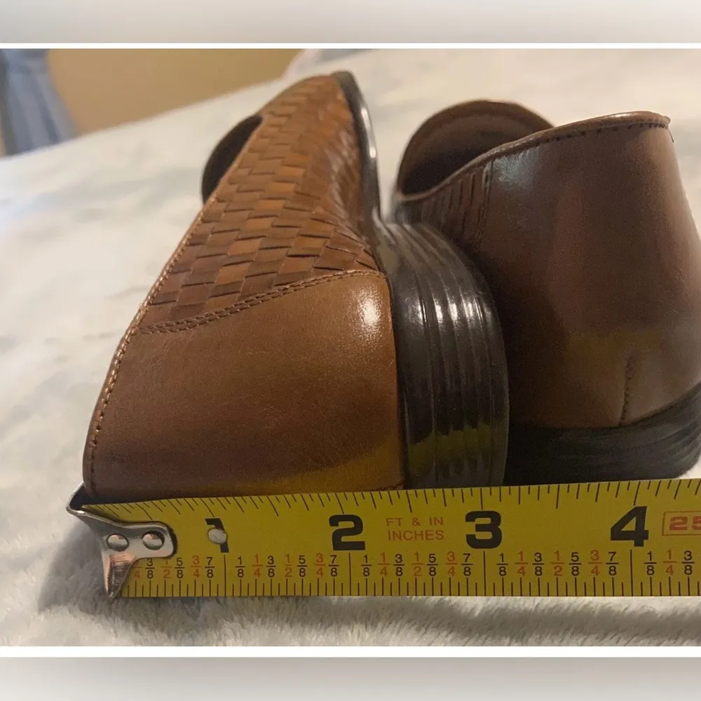 Trotter Liz Woven Leather Loafers Wm’s Size 9.5S Narrow Walnut Brown MSRP $99.95 - Image 9